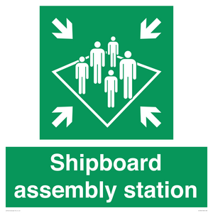 Shipboard assembly station